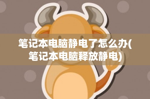 笔记本电脑静电了怎么办(笔记本电脑释放静电)