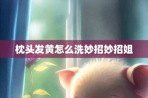枕头发黄怎么洗妙招妙招姐
