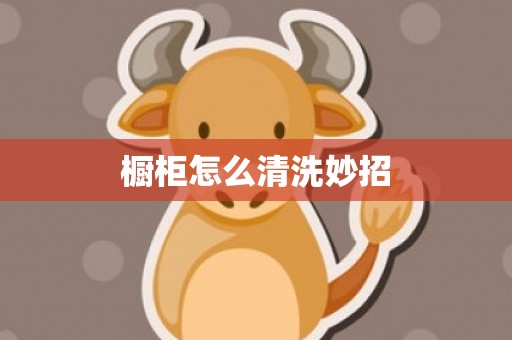 橱柜怎么清洗妙招
