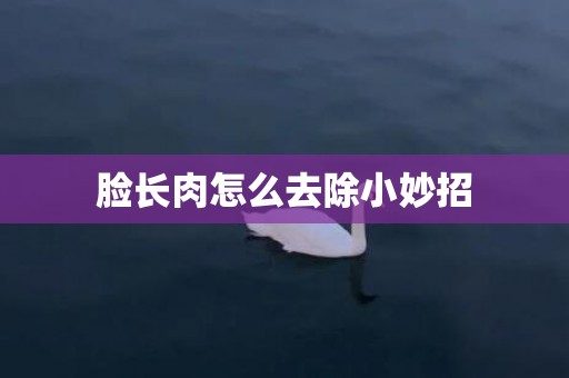 脸长肉怎么去除小妙招