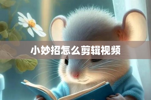 小妙招怎么剪辑视频
