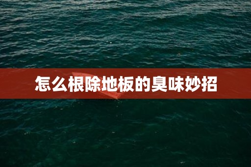 怎么根除地板的臭味妙招