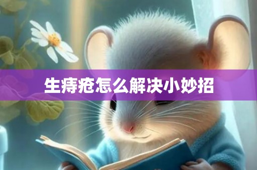 生痔疮怎么解决小妙招