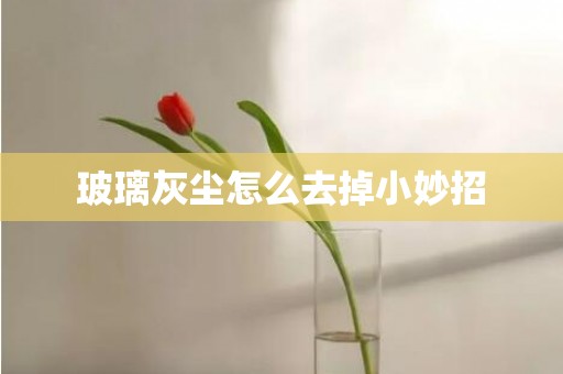 玻璃灰尘怎么去掉小妙招