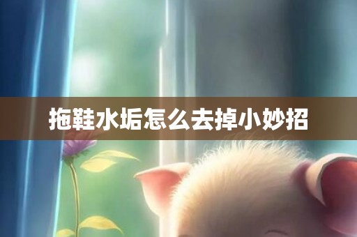 拖鞋水垢怎么去掉小妙招