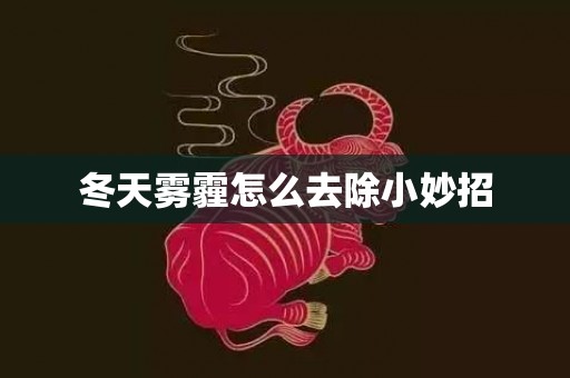 冬天雾霾怎么去除小妙招