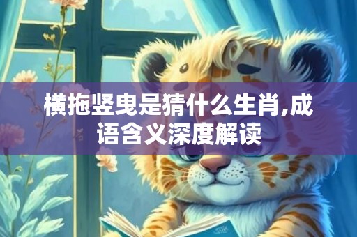 横拖竖曳是猜什么生肖,成语含义深度解读