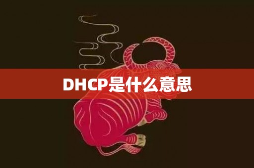 DHCP是什么意思