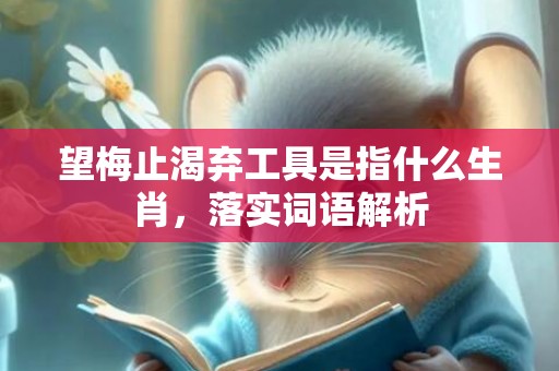 望梅止渴弃工具是指什么生肖，落实词语解析