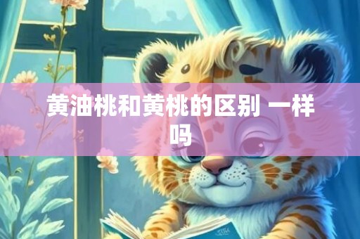 黄油桃和黄桃的区别 一样吗
