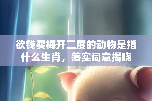 欲钱买梅开二度的动物是指什么生肖，落实词意揭晓