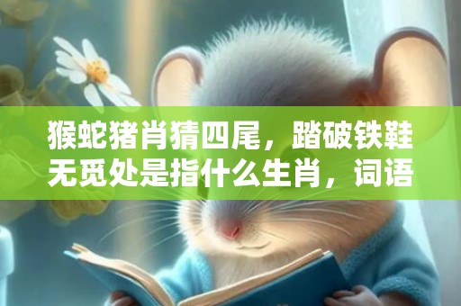 猴蛇猪肖猜四尾，踏破铁鞋无觅处是指什么生肖，词语揭晓释义