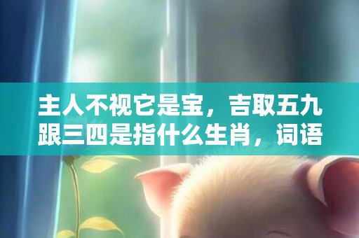 主人不视它是宝，吉取五九跟三四是指什么生肖，词语揭晓释义