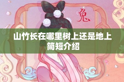 山竹长在哪里树上还是地上 简短介绍