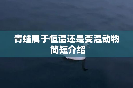 青蛙属于恒温还是变温动物 简短介绍