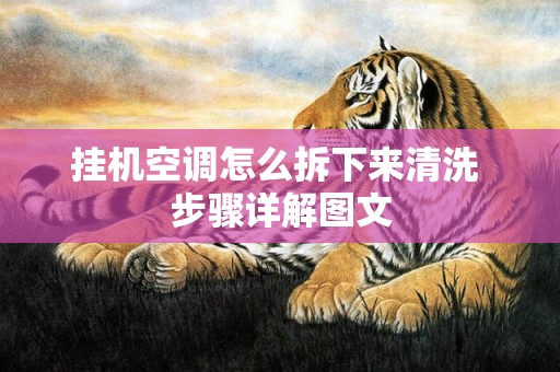 挂机空调怎么拆下来清洗 步骤详解图文