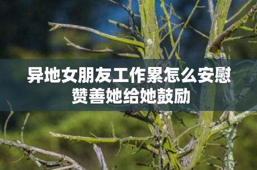 异地女朋友工作累怎么安慰 赞善她给她鼓励