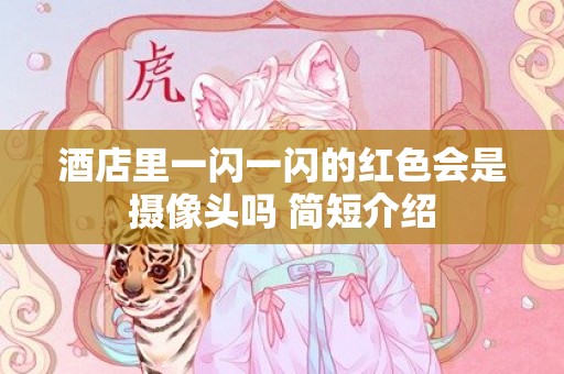 酒店里一闪一闪的红色会是摄像头吗 简短介绍