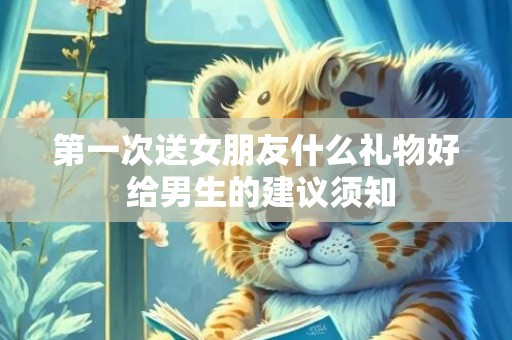 第一次送女朋友什么礼物好 给男生的建议须知