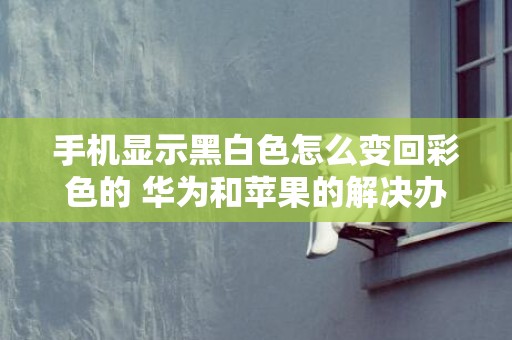 手机显示黑白色怎么变回彩色的 华为和苹果的解决办法