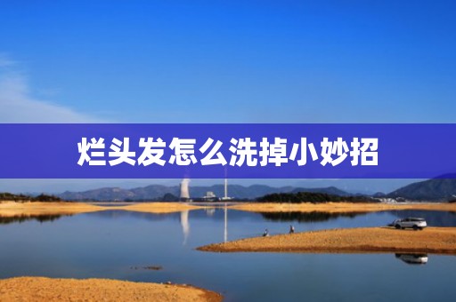 烂头发怎么洗掉小妙招