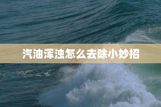 汽油浑浊怎么去除小妙招