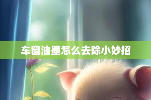 车窗油墨怎么去除小妙招