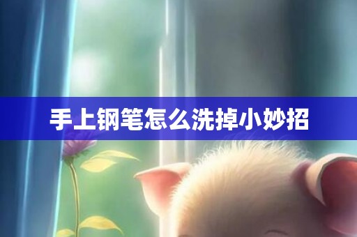 手上钢笔怎么洗掉小妙招