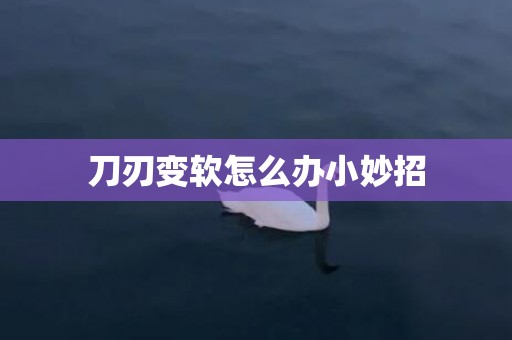 刀刃变软怎么办小妙招