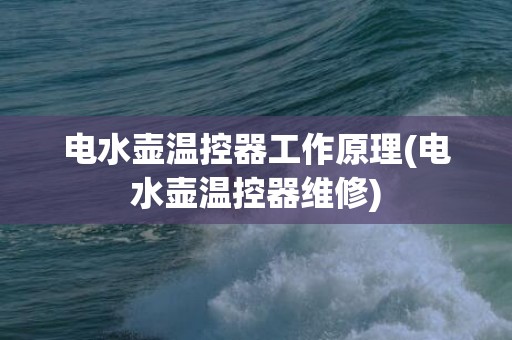 电水壶温控器工作原理(电水壶温控器维修)