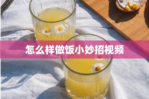 怎么样做饭小妙招视频