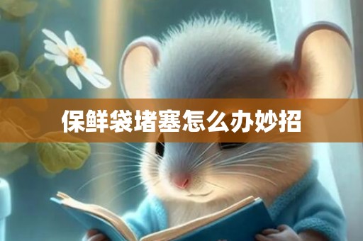 保鲜袋堵塞怎么办妙招