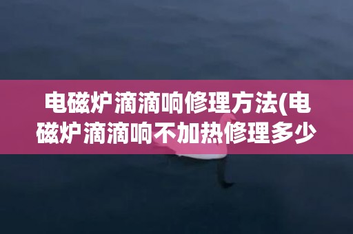电磁炉滴滴响修理方法(电磁炉滴滴响不加热修理多少钱)