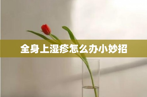 全身上湿疹怎么办小妙招