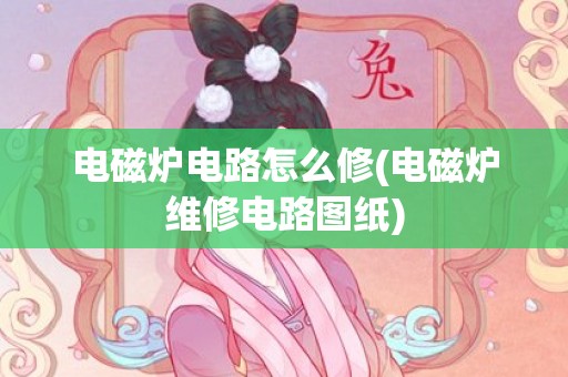 电磁炉电路怎么修(电磁炉维修电路图纸)