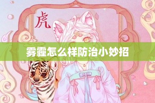 雾霾怎么样防治小妙招