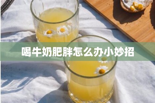 喝牛奶肥胖怎么办小妙招