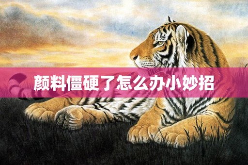 颜料僵硬了怎么办小妙招