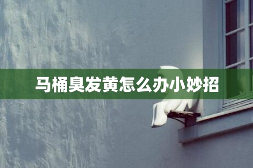 马桶臭发黄怎么办小妙招