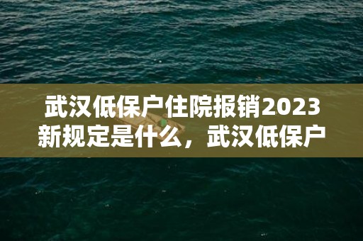 武汉低保户住院报销2023新规定是什么，武汉低保户住院报销2023新规定是什么