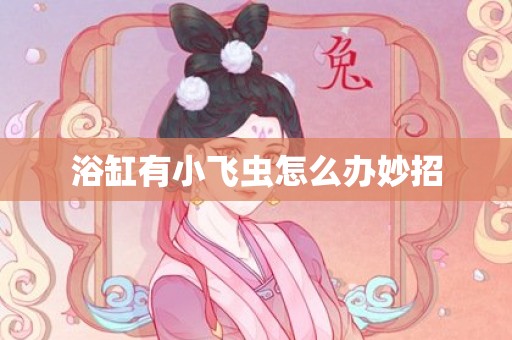 浴缸有小飞虫怎么办妙招