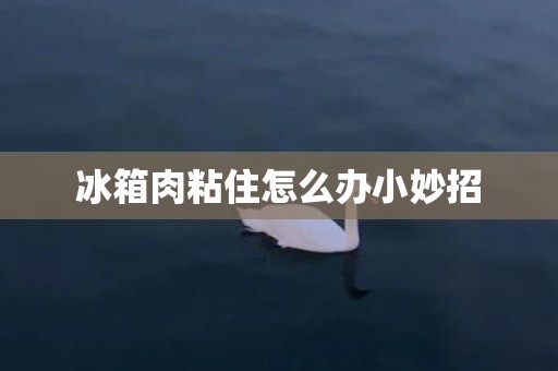 冰箱肉粘住怎么办小妙招