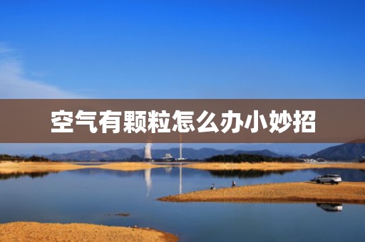 空气有颗粒怎么办小妙招
