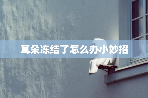 耳朵冻结了怎么办小妙招