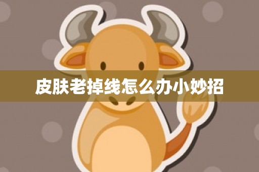 皮肤老掉线怎么办小妙招