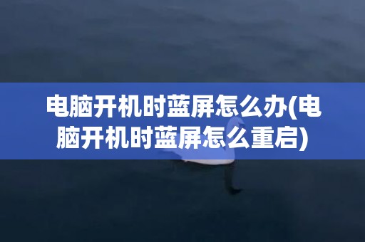 电脑开机时蓝屏怎么办(电脑开机时蓝屏怎么重启)
