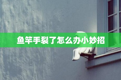 鱼竿手裂了怎么办小妙招