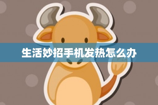生活妙招手机发热怎么办
