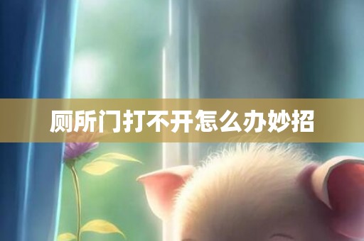 厕所门打不开怎么办妙招