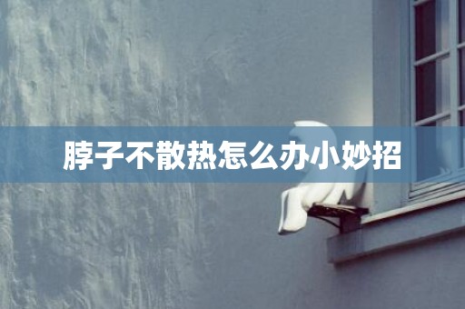 脖子不散热怎么办小妙招